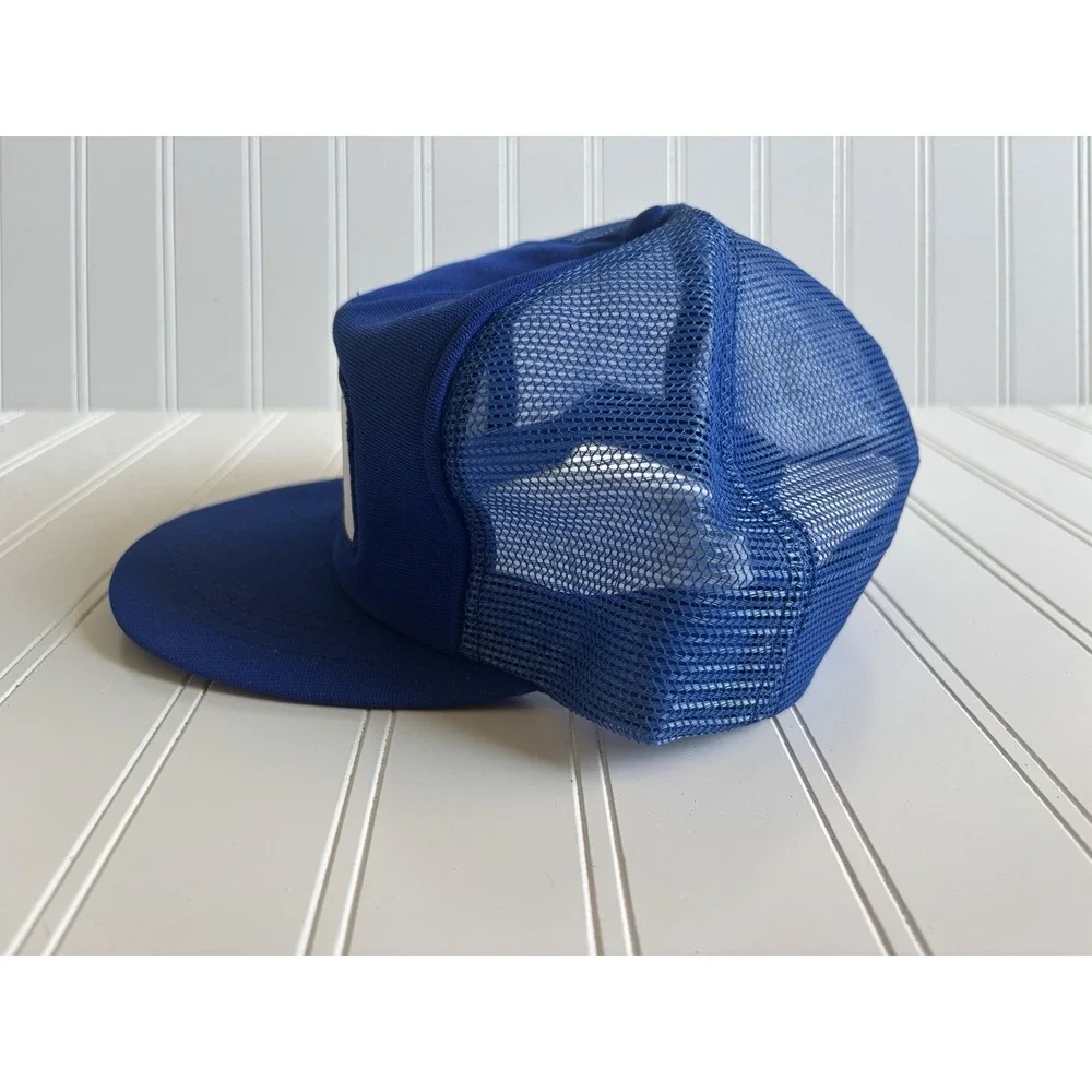 vintage blue patch Iowa Paint trucker‎ painters hat cap mesh snapback One Size